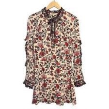 Dance & Marvel Floral Long Sleeve Dress