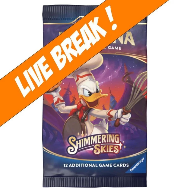 [ Live Break ] Disney Lorcana TCG - S5 Shimmering Skies Booster Pack