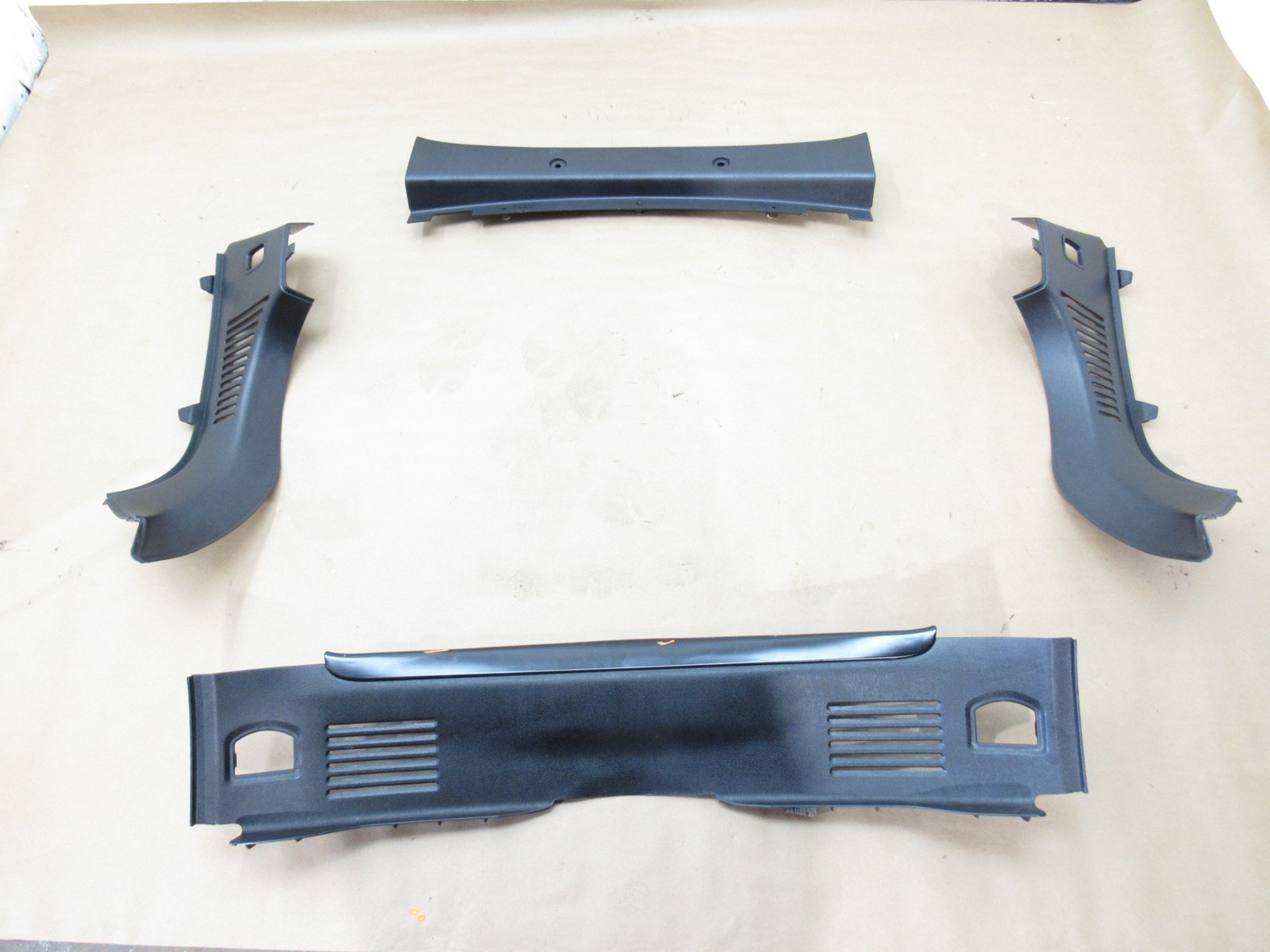 Bentley Continental GT 2012 Rear Trunk Boot Panel Cover Trim Set 4 PCS 11-18 ;#3
