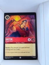 Gaston - Scheming Suitor Disney Lorcana Rise Of The Floodborn REG Common