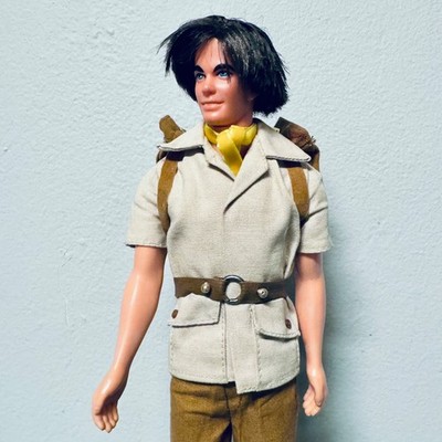 VINTAGE 1974 MOD HAIR KEN GET UP N GO SAFARI7706 BARBIE MATTEL