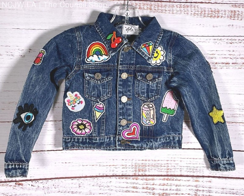 Lola & The Boys All About The Patch Denim Jacket Multicolor 6T