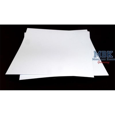 RP TOOLZ RP-S-025 0,25 mm Stirene sheets 245x195mm Plastikkarte