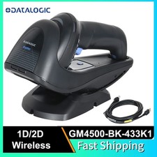 Datalogic GM4500-BK-433K1 Handheld Wireless 2D Barcode Scanner with USB Cable
