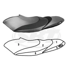 Custom Yamaha Jet Ski 2008-2010 FX SHO Seat Cover Blacktip 08 09 10