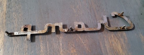 Studebaker Champ Chrome Emblems Script 7.25x1.25 - Imagen 3 de 4