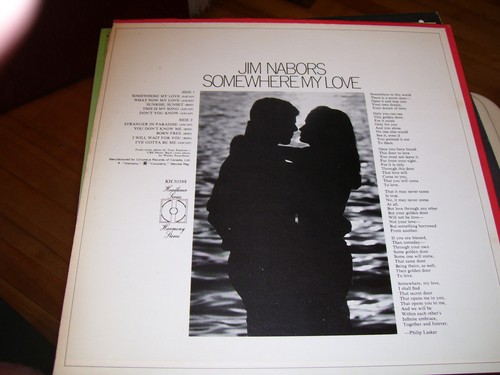 JIM NABORS-SOMEWHERE MY LOVE-LP-NM-COLUMBIA/HARMONY-GOMER PYLE-STEREO - Picture 2 of 2