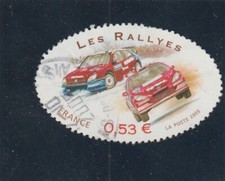 L5002 FRANCE  timbre N° Y&T 3798 de 2005 " Voiture de rallye " Oblitéré
