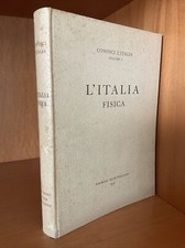 L'Italia Fisica TCI 1957 Conosci l'Italia Con carta geografica e cartine Touring