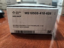 ASSA Abloy Adams Right Deadbolt Flat Faceplate MS1850S-410-628 2519