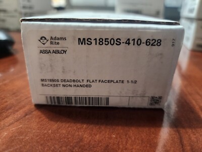 ASSA Abloy Adams Right Deadbolt Flat Faceplate MS1850S-410-628 2519