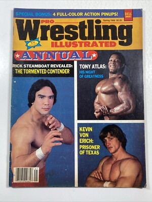 Pro Wrestling Illustrated magazine Spring 1984 Rick Steamboat Kevin Von Erich