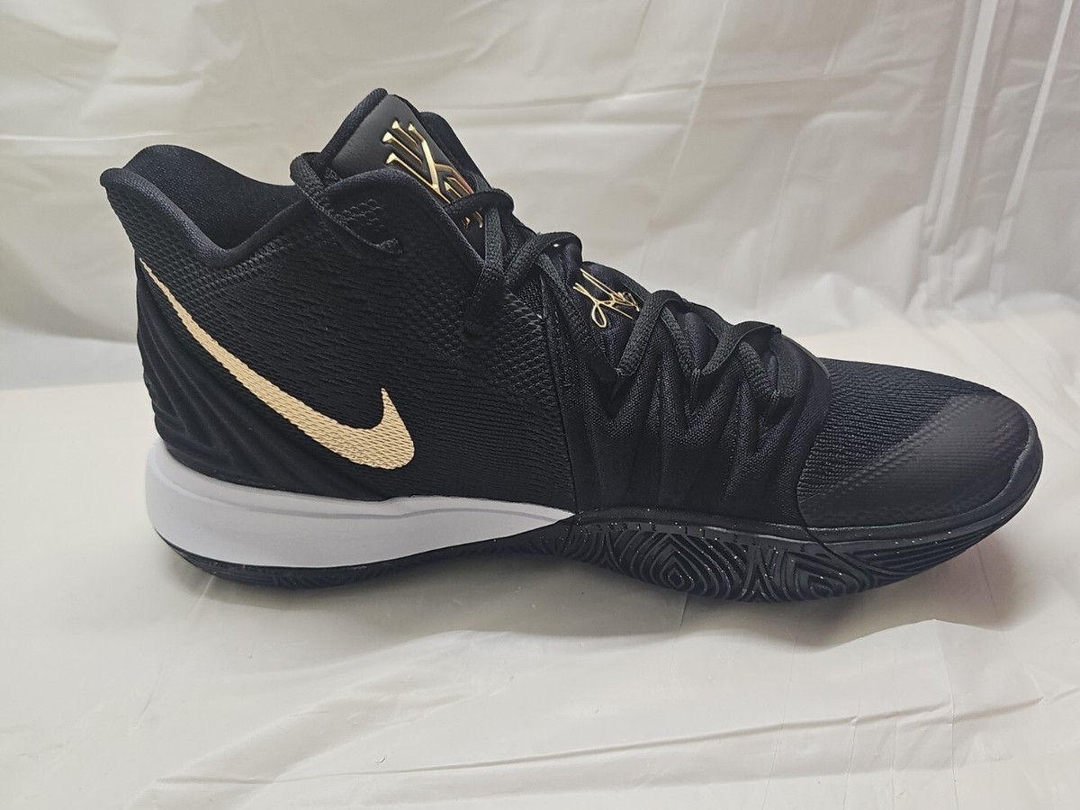 Nike Kyrie 5 Black Metallic Gold 2019 Mens Basketball Shoes Nike Kyrie 5 Black Metallic Gold 2019 Mens Basketball Shoes