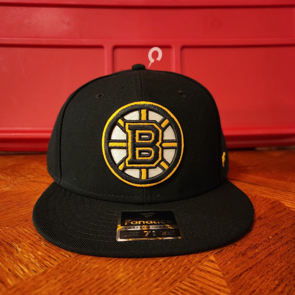 Fanatics NHL Boston Bruins Primary Logo Fitted Hat, Cap, New  display picture 3