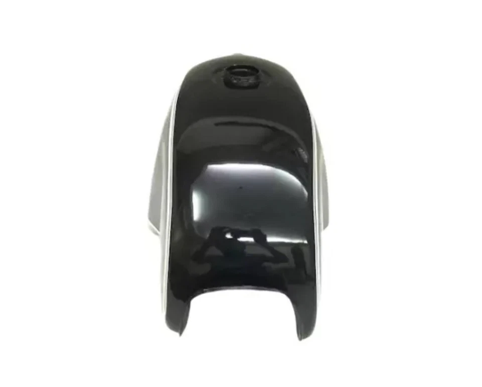 BMW R100 RT RS R90 R80 R75 TANQUE GASOLINA ACERO PINTADO NEGRO Y PLATA/APTO PARA Foto 3 de 4