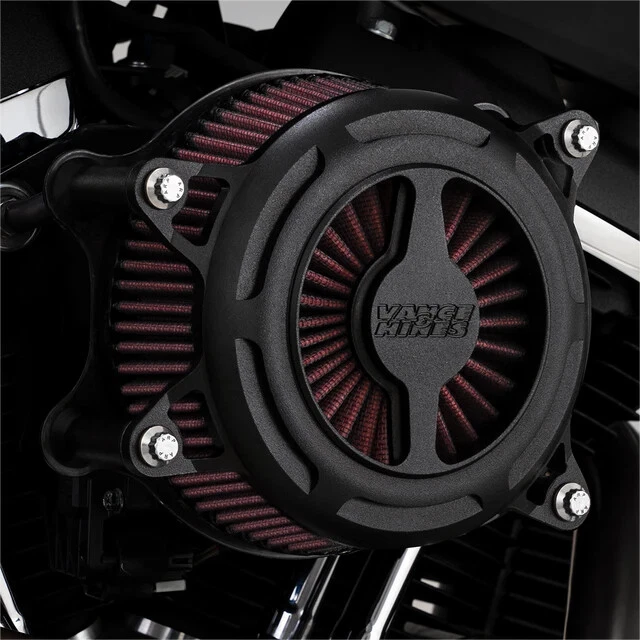 Kit de admisión de cuchillas Vance & Hines 42349 VO2 negro arrugas Harley Sportster 883/1200 Foto 3 de 3