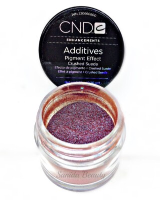  CRUSHED SUEDE  CND Additives Effect & Pigmen: Shellac/ Brisa Gel/ Powder