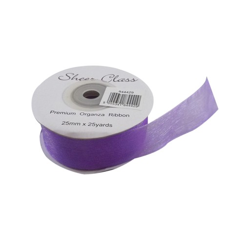 25mm x 22 Meters Of Top Quality Wedding Organza Ribbon. 16 Colours. Favour Box - Picture 9 of 17