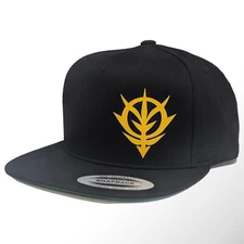 Zeon Logo Mobile Suit Gundam Anime Flat Bill Cap Hat
