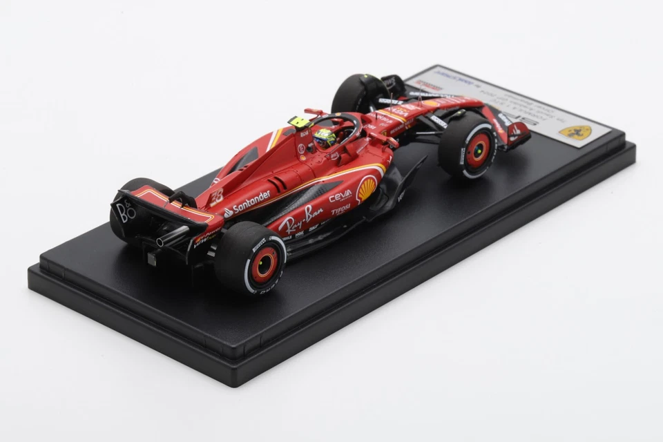 Ferrari SF-24 Saudi Arabia GP 2024 #38 Oliver Bearman 1/43 LSF1058 LOOKSMART - Immagine 2 di 2