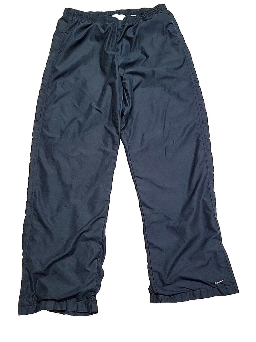 Vintage Nike Lined Navy Joggers Track Athleiser Warm-Up Track Women's XL  16-18