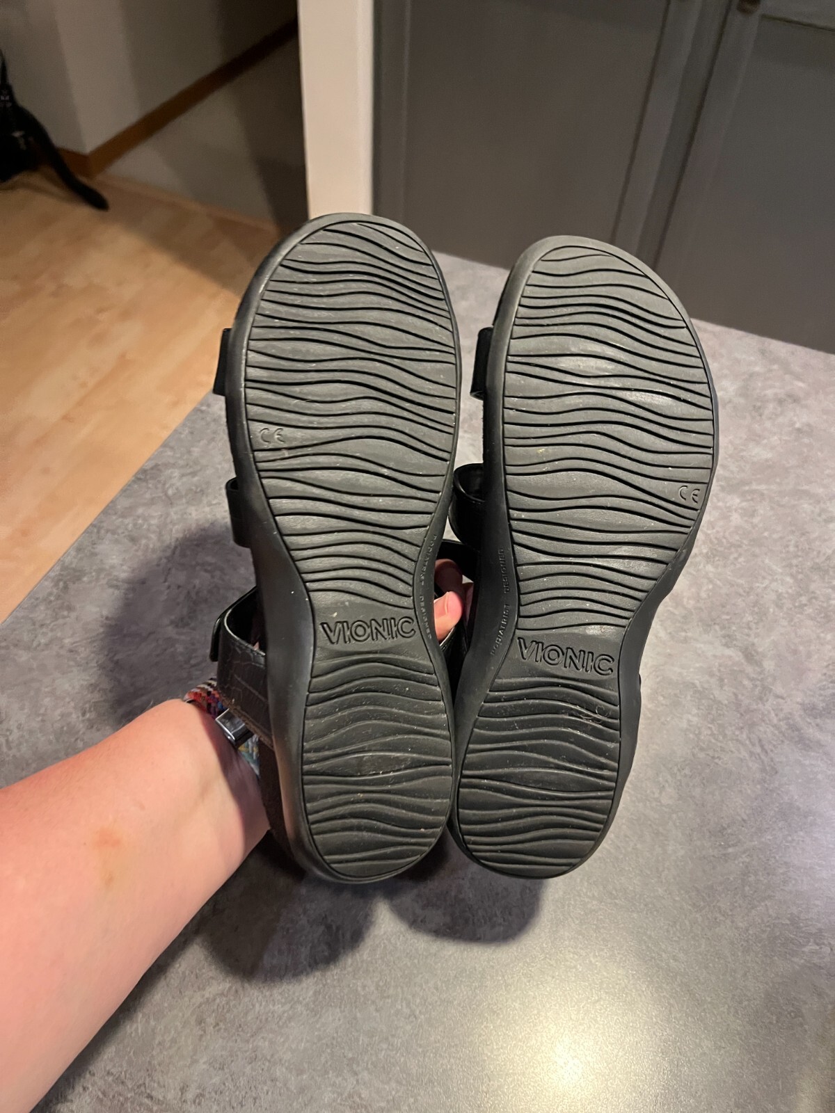 Vionic Amber Sandals Black Adjustable Straps Cush… - image 8