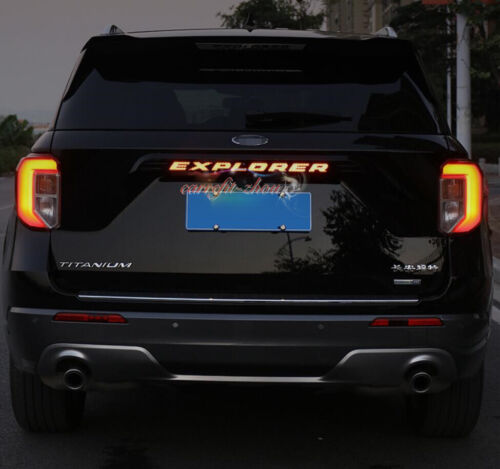 For Ford Explorer 2020 2021 LED Rear Tail Door Trunk Decorative Tail lamp Light - Picture 3 of 7