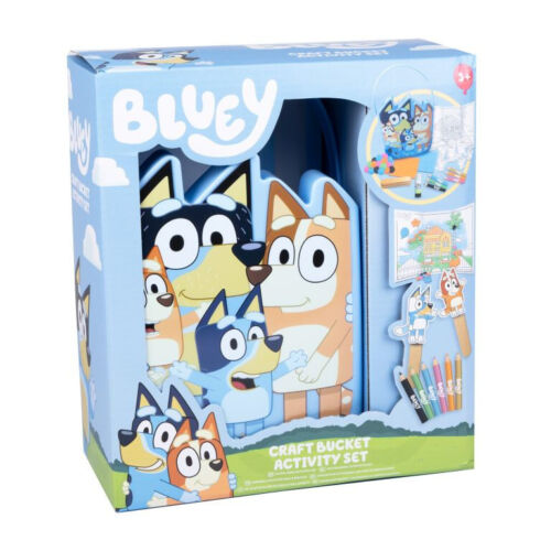 Bluey & Bingo Secchiello Artigianale Colorazione Attività Gioco Set Giocattolo - Foto 7 di 7
