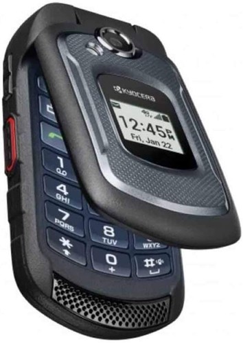 Kyocera DuraXE 8GB schwarz AT&T GSM entsperrt robust Klapphandy gebraucht - Bild 2 von 5