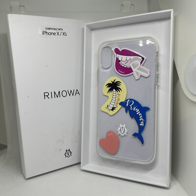 RIMOWA iPhone Case for XS/X aluminum silver & sticker design | eBay