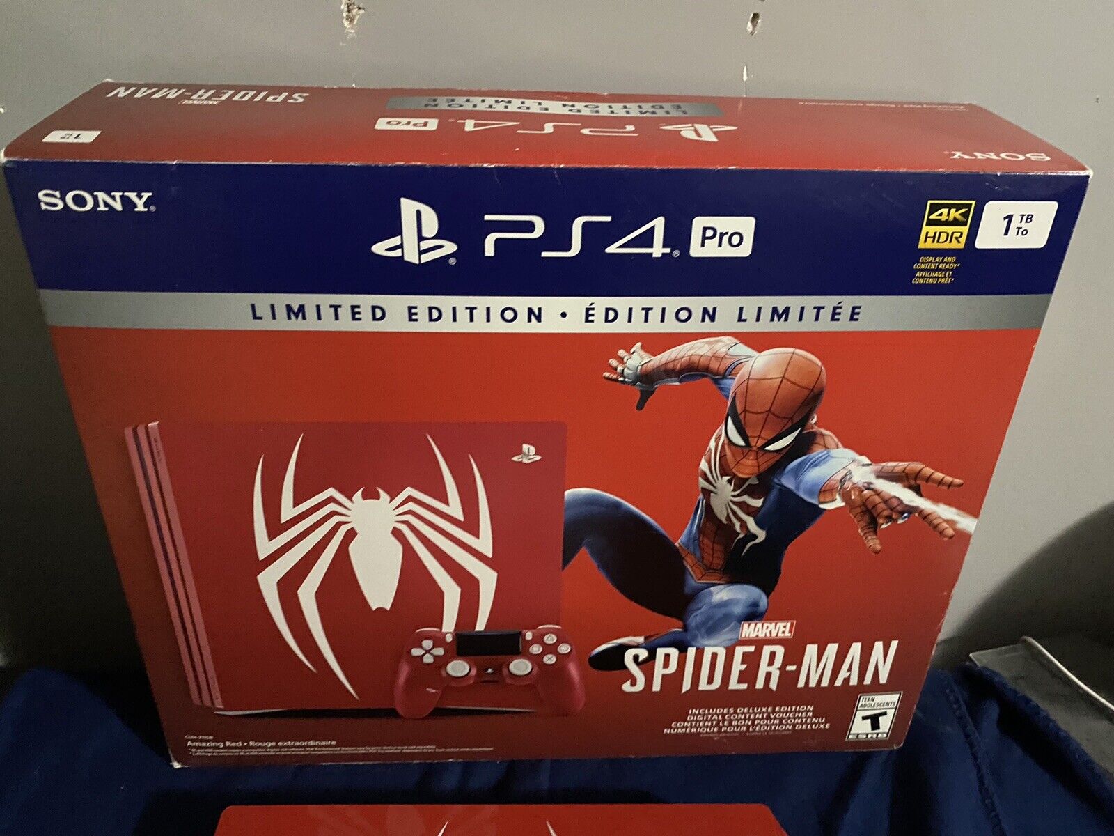 PlayStation 4 Pro Console - Limited Edition Amazing Red Marvel's Spide —  MyShopville