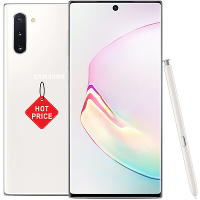 Samsung Note 10 N970U 256G Unlocked Verizon T-Mobile AT&T Smartphone Good WHITE