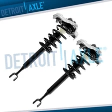 Front Driver and Passenger Struts w/ Coil Spring for 2002 - 2008 Audi A4 Quattro