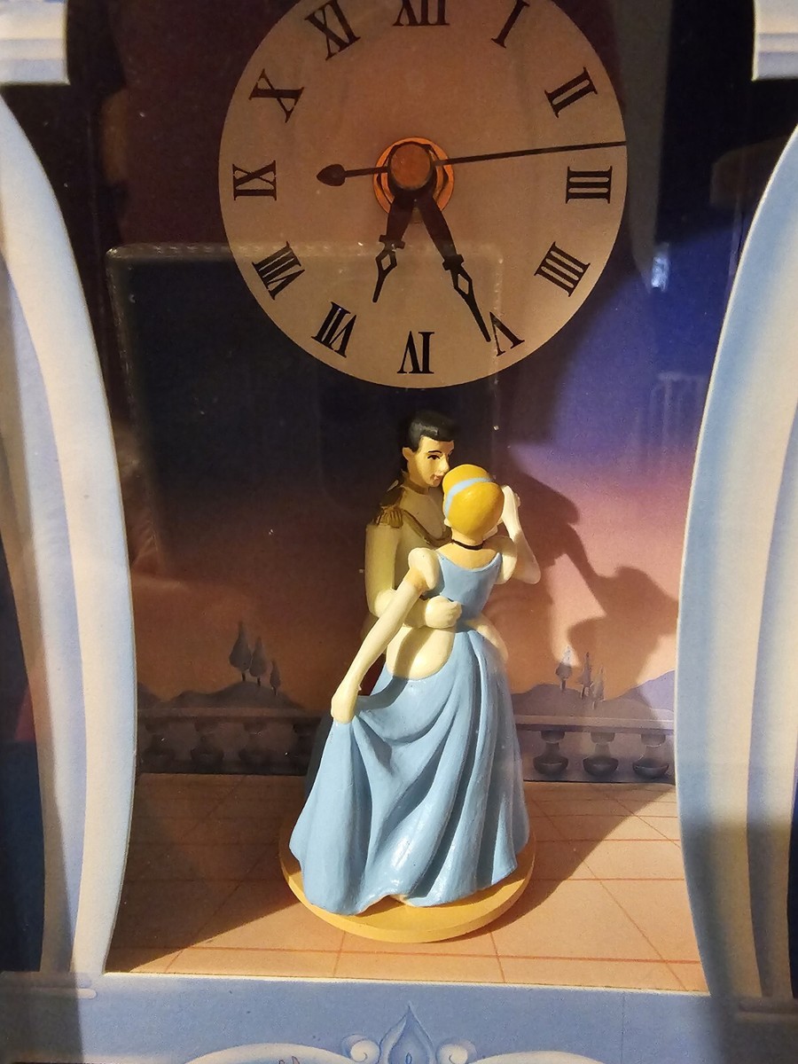 Vintage Disney Cinderella Musical Dancing Tower Clock ”So