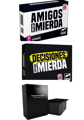 Combo 3 juegos en español ''Amigos y decisiones de mierd@ y con eso no se jode 1