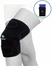 FOMI Knee Hot Cold Ice Wrap | Comfortable Compression Support | Pain Relief...