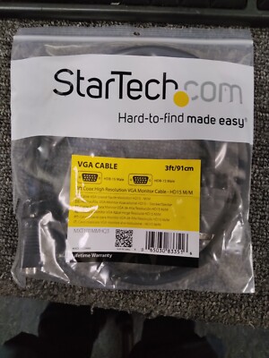 StarTech.comI VGA Display Monitor Cable - Video cable - HD-15 (M) - DVI-A