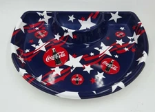 Coca Cola Coke Chip and Dip 4th of July Tray 