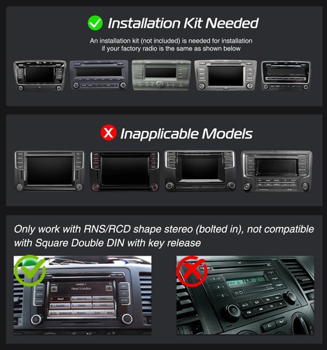 Android 14 Carplay 64G For VW Volkswagen Jetta Passat 7" Car Stereo Radio GPS BT - Picture 6 of 16
