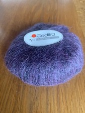 Garn Zum Stricken, Super Kid Mohair Wolle, 25g, 100m, Nadel 5, Lila