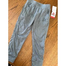 NWT Reebok Slim Jogger Pants- Gray- Kids S 6/6X-