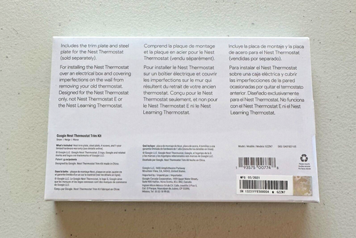 Google Nest Thermostat Trim Kit - Snow White (GA01837-US) Brand NEW Sealed - Picture 2 of 3