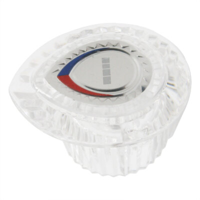 4401566 Moen Posi-Temp Shower Faucet Tear-Drop Knob Handle (Clear Acrylic)