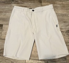 Oneill Hybrid Golf Shorts, Light Gray, Men  s Size 34, EXCELLENT CONDITION
