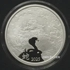 2025 Silver Shield YEAR OF THE SNAKE V3 1 oz Silver PROOF w/ BOX & VERY LOW COA!