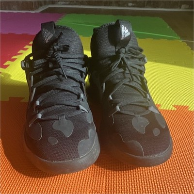 シューズ(男性用) Harden stepback2 adidas Harden Stepback 2 Black Men's Mid-Top Sneakers Lace Up