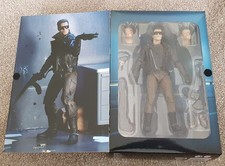 NECA The Terminator Ultimate Police Station Assault T-800 7'' Figure Genuine 