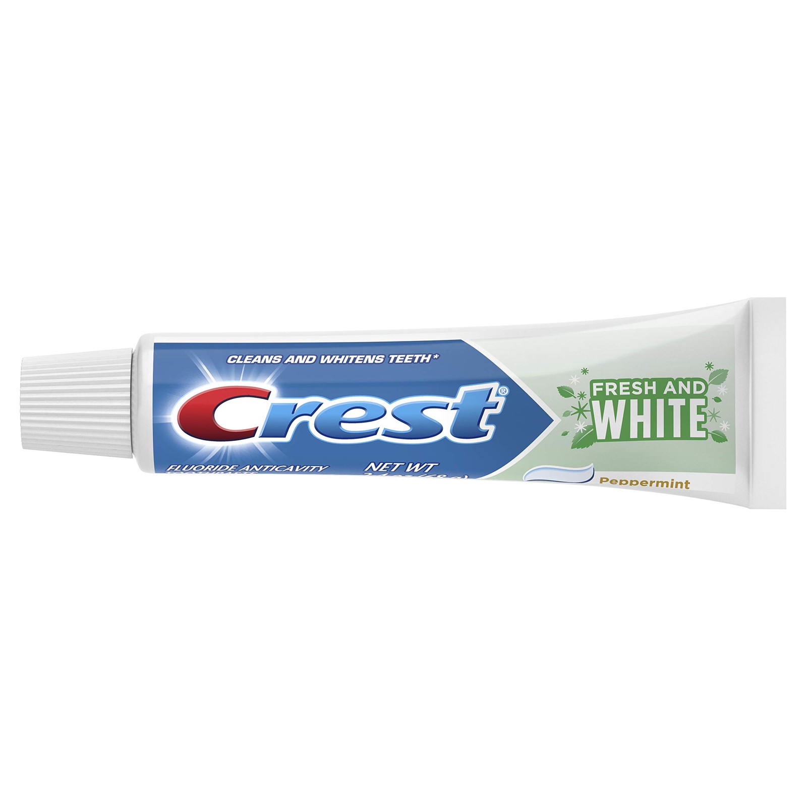 Crest Fresh White Toothpaste 24 Ounce Strengthens Teeth Prevents Cavities