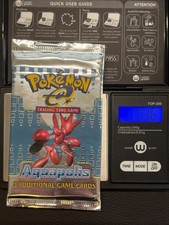 Pokémon TCG Aquapolis Sealed Collectible Card Game Packs for sale