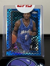 2025-26 Topps Chrome TRACY McGRADY #245 Blue X-Fractor SSP Orlando Magic